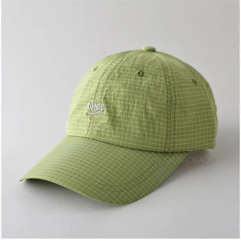 Light Gray Korean Style Baseball Cap for Men Women