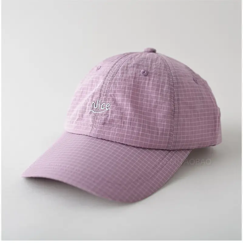Light Gray Korean Style Baseball Cap for Men Women