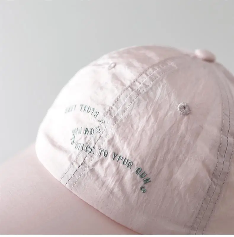 Light Purple Korean Style Baseball Cap Unisex Outdoor Sunshade — feature 10