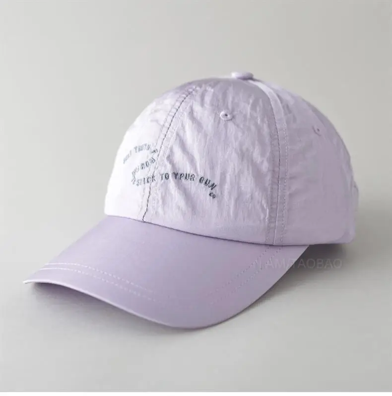 Light Purple Korean Style Baseball Cap Unisex Outdoor Sunshade — feature 6