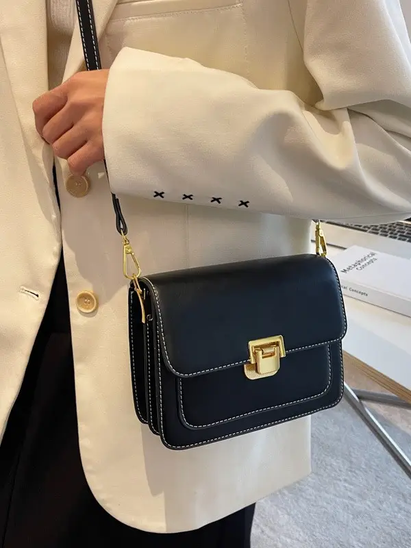 Women Crossbody Bag Cream Brown Gold Plated 2026 New - Image 7