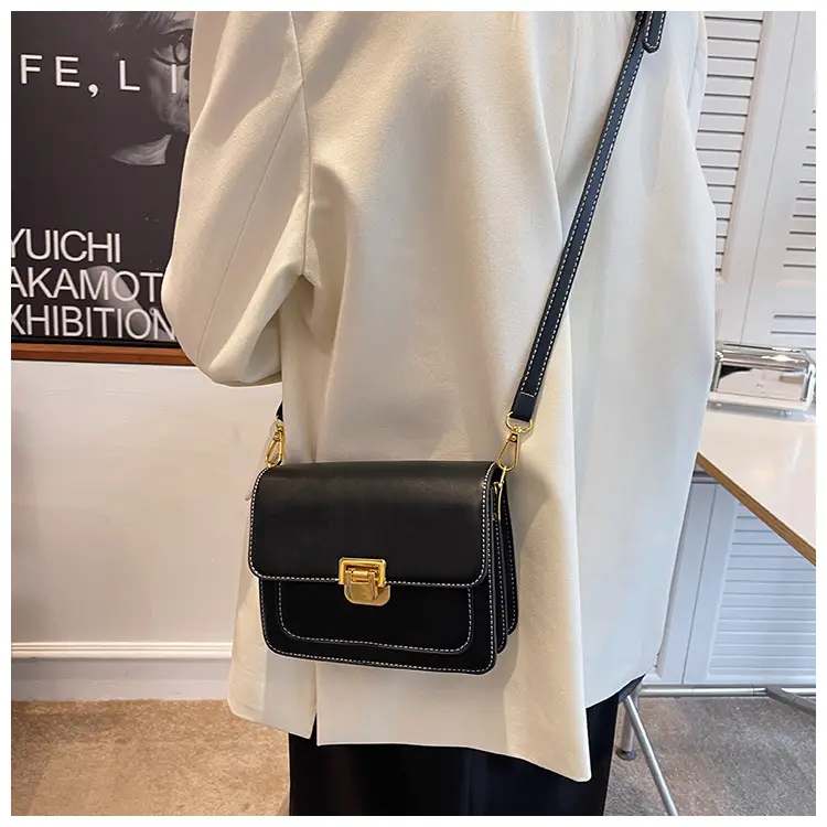 Women Crossbody Bag Cream Brown Gold Plated 2026 New — feature 13