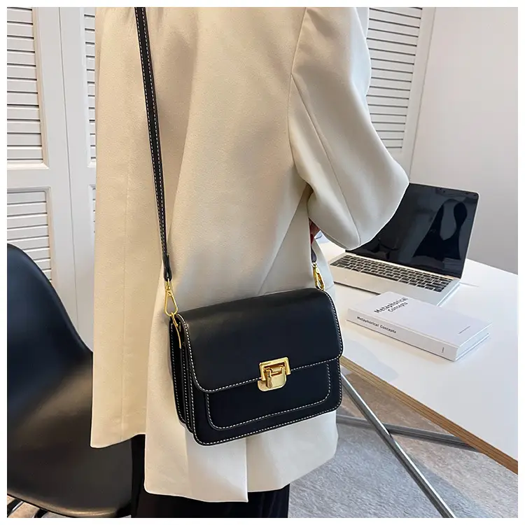 Women Crossbody Bag Cream Brown Gold Plated 2026 New — feature 15