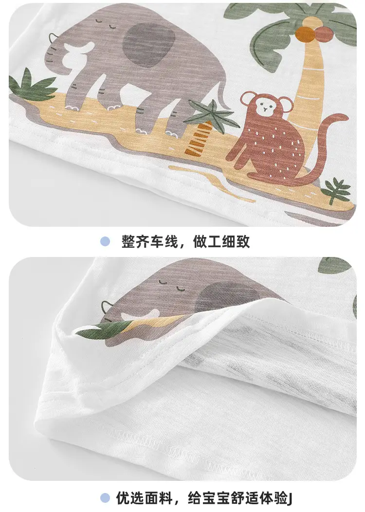 Baby T-shirt for Boys Cartoon Elephant Summer Wear — feature 11