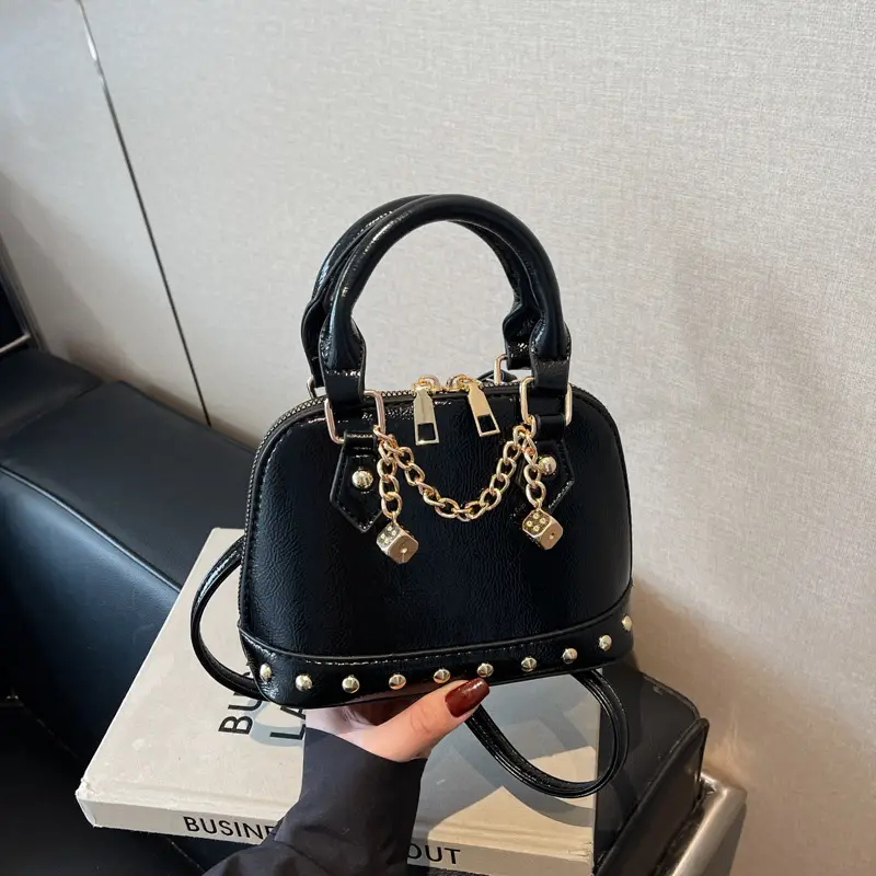 Silver Chain Handbag Small Fashion Shoulder Bag - Image 7
