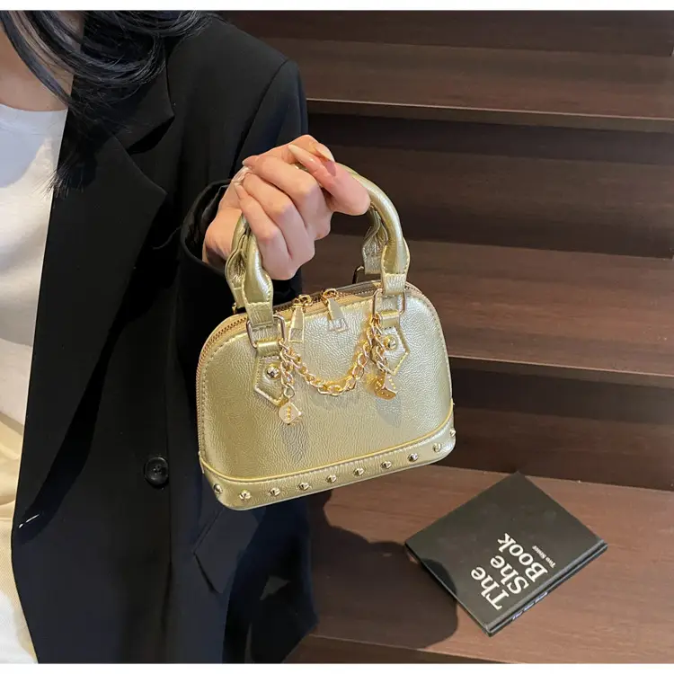 Silver Chain Handbag Small Fashion Shoulder Bag — feature 15