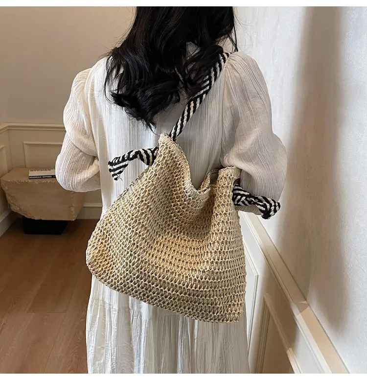 Women Straw Shoulder Bag Large Capacity 2025 New — feature 18
