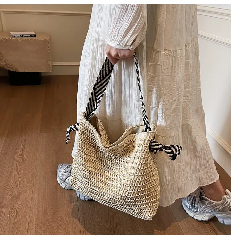 Women Straw Shoulder Bag Large Capacity 2025 New — feature 19