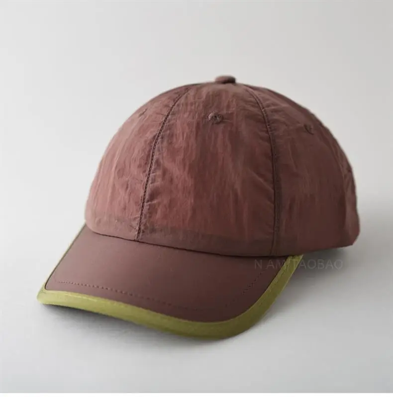 Light Gray Baseball Cap with Pink Trim for Men Women — feature 4