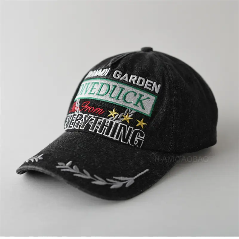American Street Retro Baseball Cap Men Women Cool Embroidered - Image 2