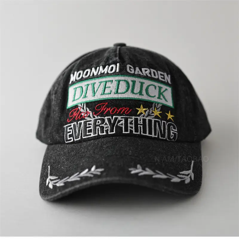 American Street Retro Baseball Cap Men Women Cool Embroidered - Image 4