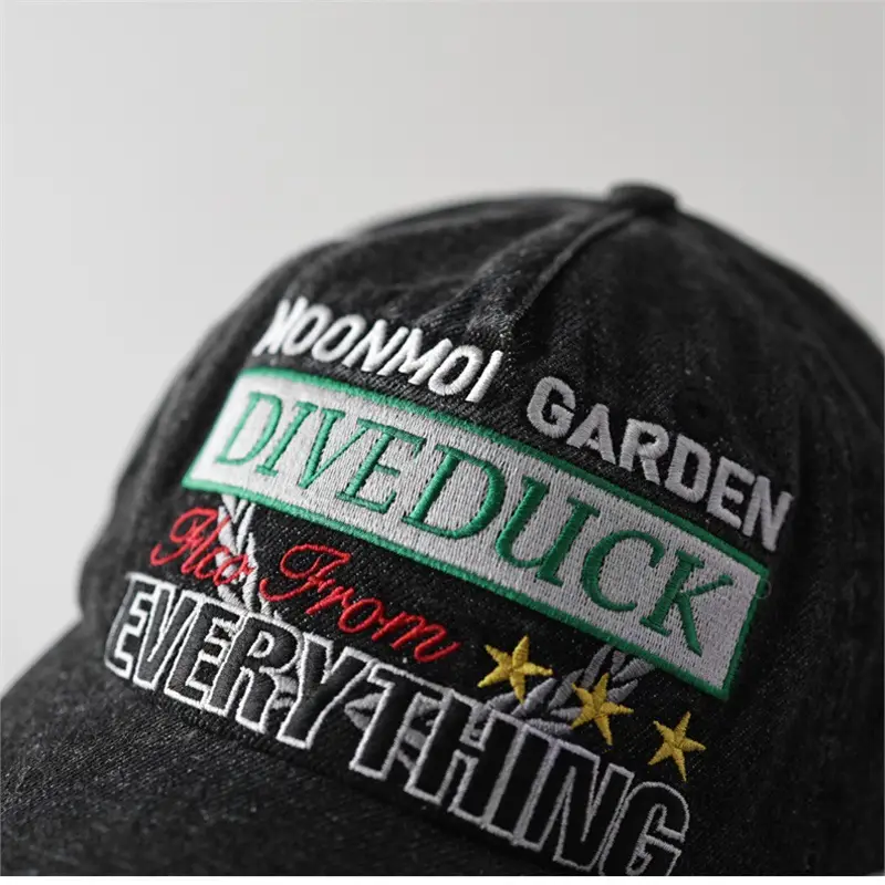 American Street Retro Baseball Cap Men Women Cool Embroidered - Image 5