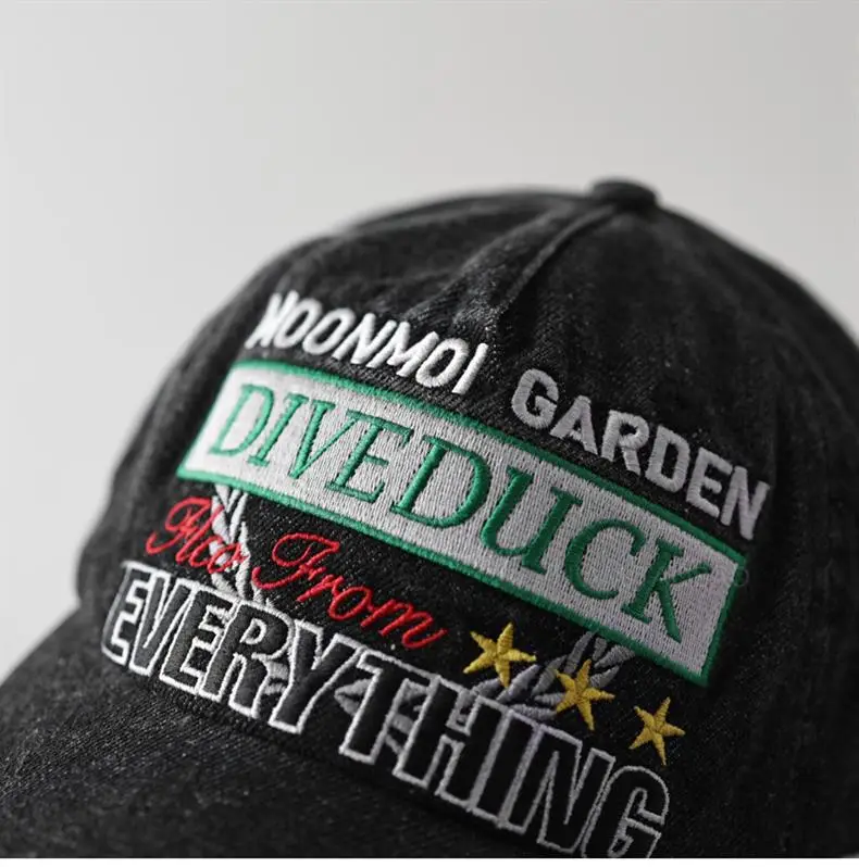 American Street Retro Baseball Cap Men Women Cool Embroidered — feature 4