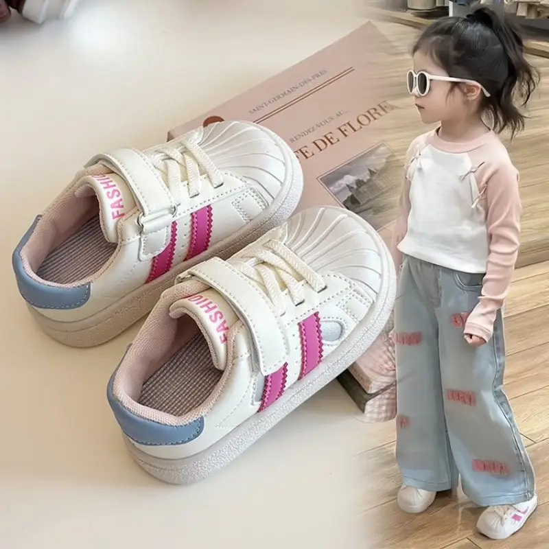 Baby Soft Sole Toddler Shoes Men's Baby Shoes Children's 2025 Spring and Autumn New Women's Board Shoes Children's Shoes sneaker - Image 4