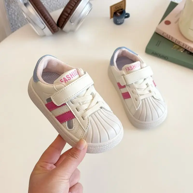 Baby Soft Sole Toddler Shoes Men's Baby Shoes Children's 2025 Spring and Autumn New Women's Board Shoes Children's Shoes sneaker - Image 5