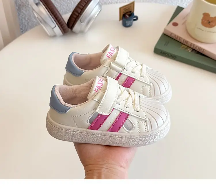 Baby Soft Sole Toddler Shoes Men's Baby Shoes Children's 2025 Spring and Autumn New Women's Board Shoes Children's Shoes sneaker — feature 16