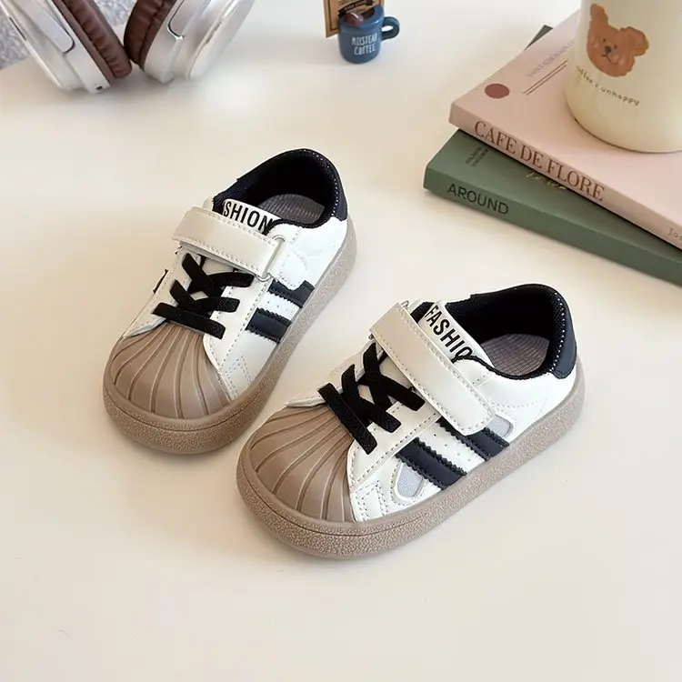 Baby Soft Sole Toddler Shoes Men's Baby Shoes Children's 2025 Spring and Autumn New Women's Board Shoes Children's Shoes sneaker — feature 38