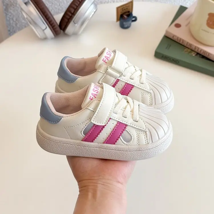 Baby Soft Sole Toddler Shoes Men's Baby Shoes Children's 2025 Spring and Autumn New Women's Board Shoes Children's Shoes sneaker — feature 4