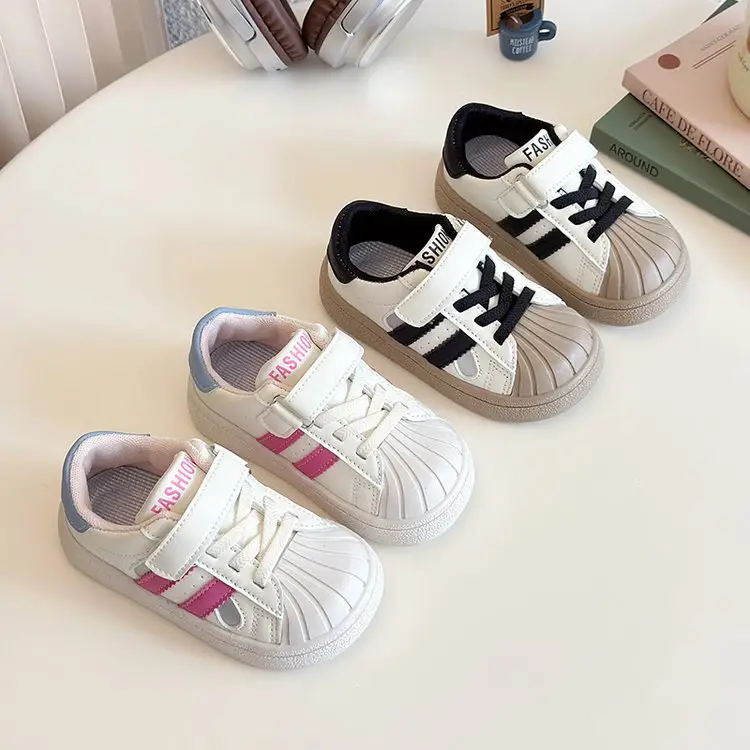 Baby Soft Sole Toddler Shoes Men's Baby Shoes Children's 2025 Spring and Autumn New Women's Board Shoes Children's Shoes sneaker — feature 40