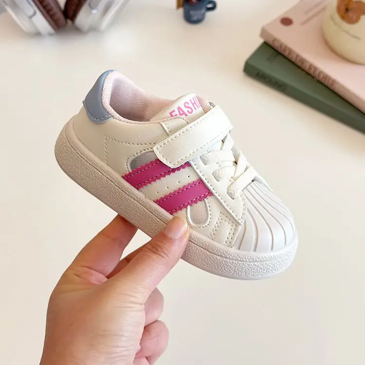 Baby Soft Sole Toddler Shoes Men's Baby Shoes Children's 2025 Spring and Autumn New Women's Board Shoes Children's Shoes sneaker — feature 43