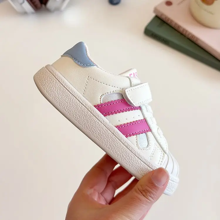 Baby Soft Sole Toddler Shoes Men's Baby Shoes Children's 2025 Spring and Autumn New Women's Board Shoes Children's Shoes sneaker — feature 45