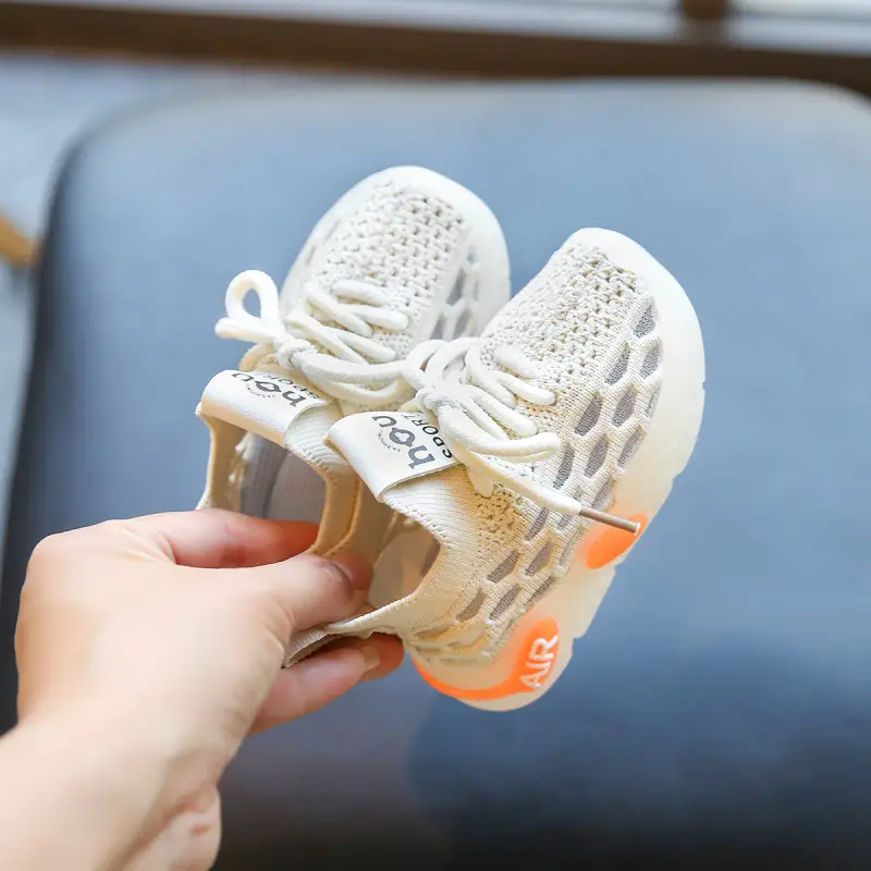 Baby Shoes Spring and Autumn Breathable Children's Coconut Shoes Boys and Girls Mesh Breathable Shoes Baby Shoes Soft Sole Toddler Shoes