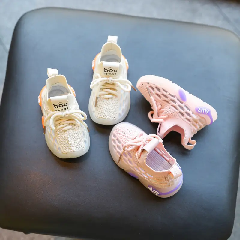 Baby Shoes Spring and Autumn Breathable Children's Coconut Shoes Boys and Girls Mesh Breathable Shoes Baby Shoes Soft Sole Toddler Shoes
