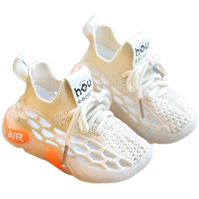 Baby Shoes Spring and Autumn Breathable Children's Coconut Shoes Boys and Girls Mesh Breathable Shoes Baby Shoes Soft Sole Toddler Shoes