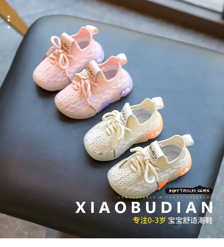 Baby Shoes Spring and Autumn Breathable Children's Coconut Shoes Boys and Girls Mesh Breathable Shoes Baby Shoes Soft Sole Toddler Shoes — feature 3