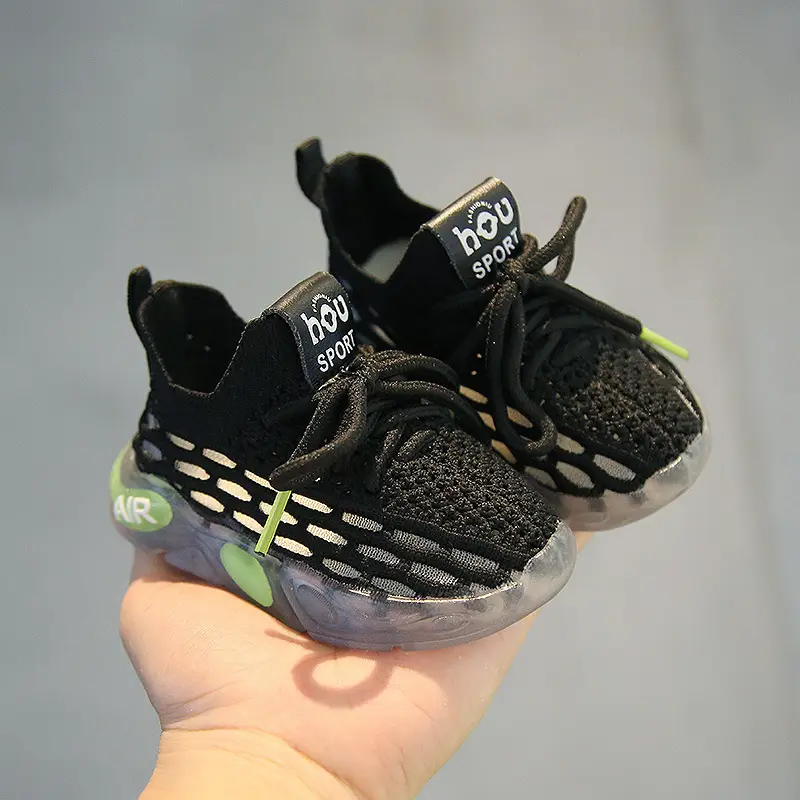 Spring Baby Shoes Boys Girls Mesh Knitted Coats