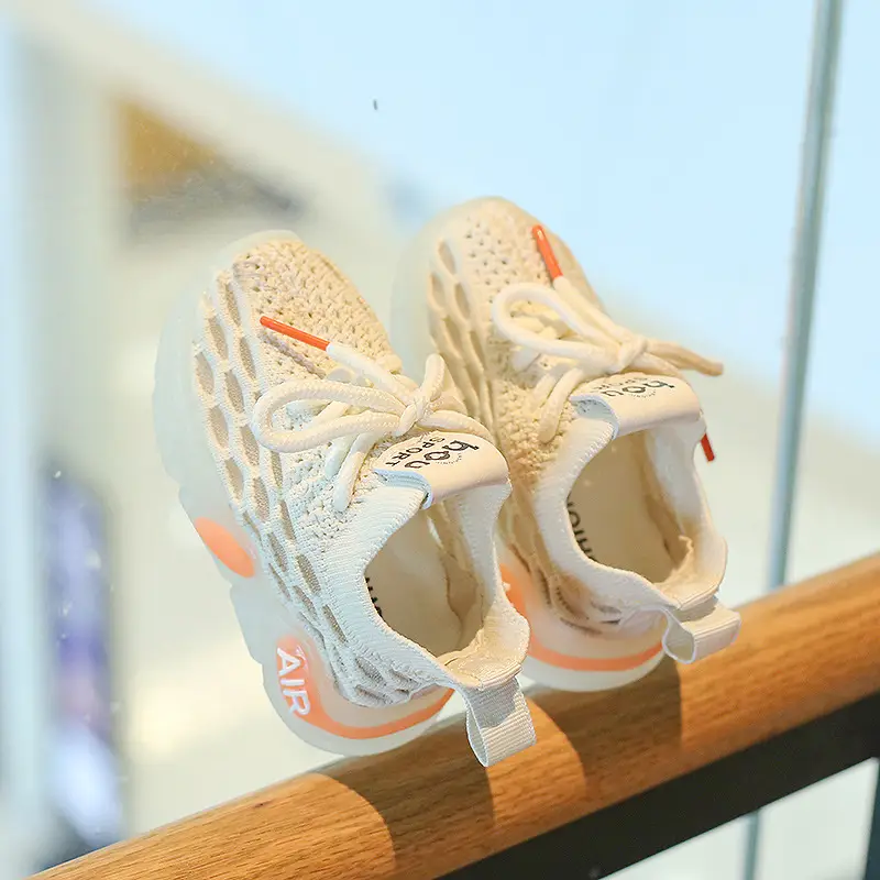 Spring Baby Shoes Boys Girls Mesh Knitted Coats