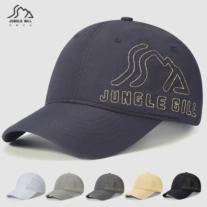 Jungle Bill Waterproof Baseball Cap with Gold Line - Image 7