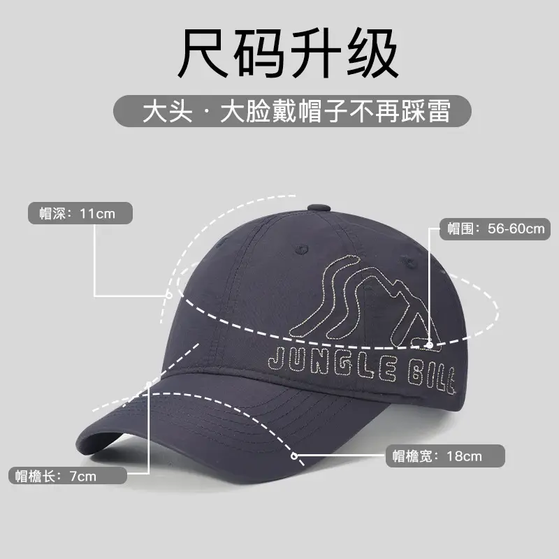 Jungle Bill Waterproof Baseball Cap with Gold Line - Image 8