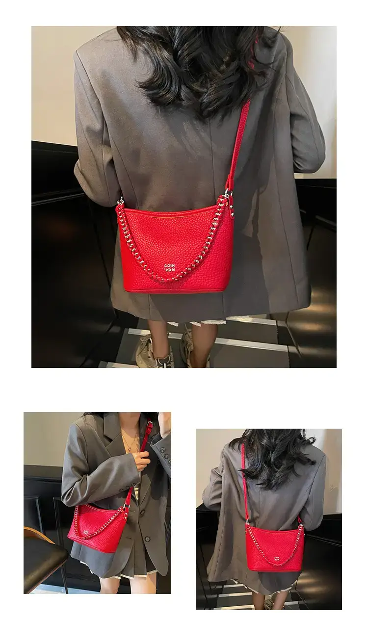 Women's Chain Crossbody Bag Beige 2025 Trendy — feature 12