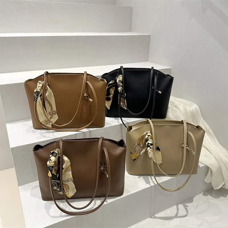 2026 Vintage Brown Leather Shoulder Tote Bag for Women - Image 7