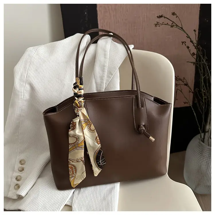 2026 Vintage Brown Leather Shoulder Tote Bag for Women — feature 11