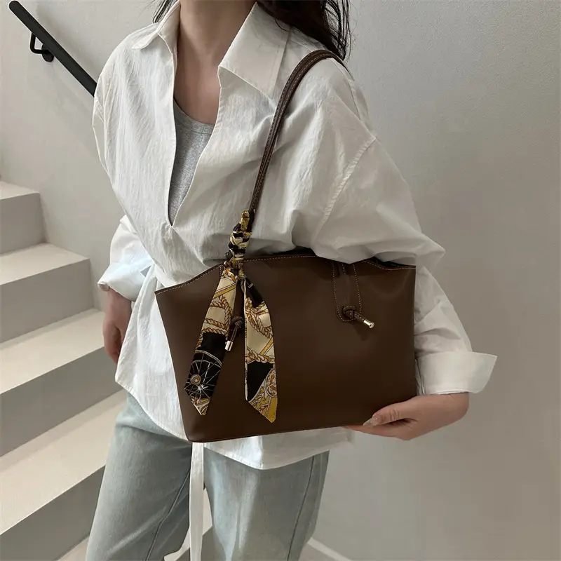 2026 Vintage Brown Leather Shoulder Tote Bag for Women — feature 16