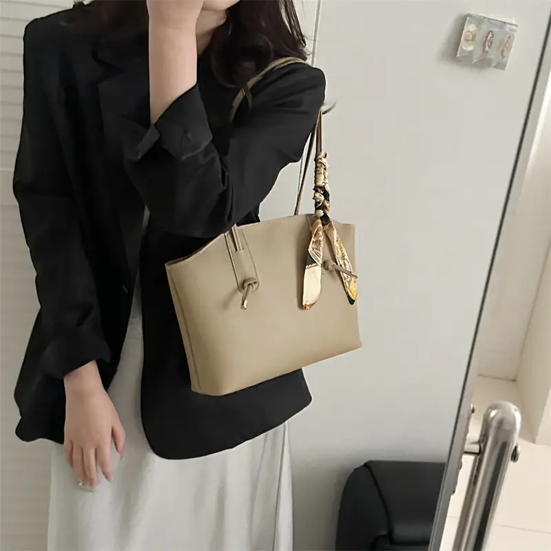 2026 Vintage Brown Leather Shoulder Tote Bag for Women — feature 33