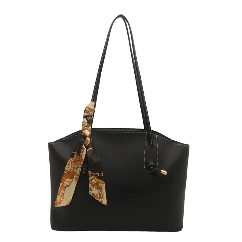 2026 Vintage Brown Leather Shoulder Tote Bag for Women - Image 2