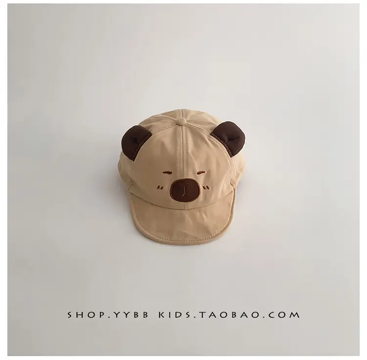 Cute Bear Ears Cap for Kids Sunscreen Cap β feature 13