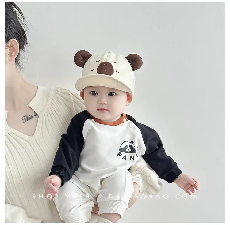 Cute Bear Ears Cap for Kids Sunscreen Cap β feature 2