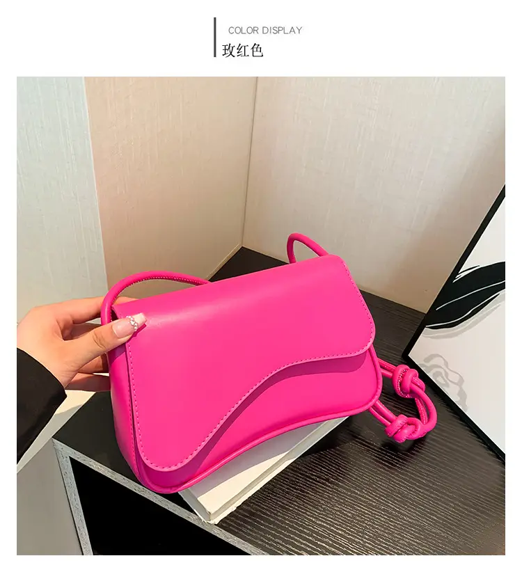 Black Square Flip Shoulder Bag for Women — feature 13