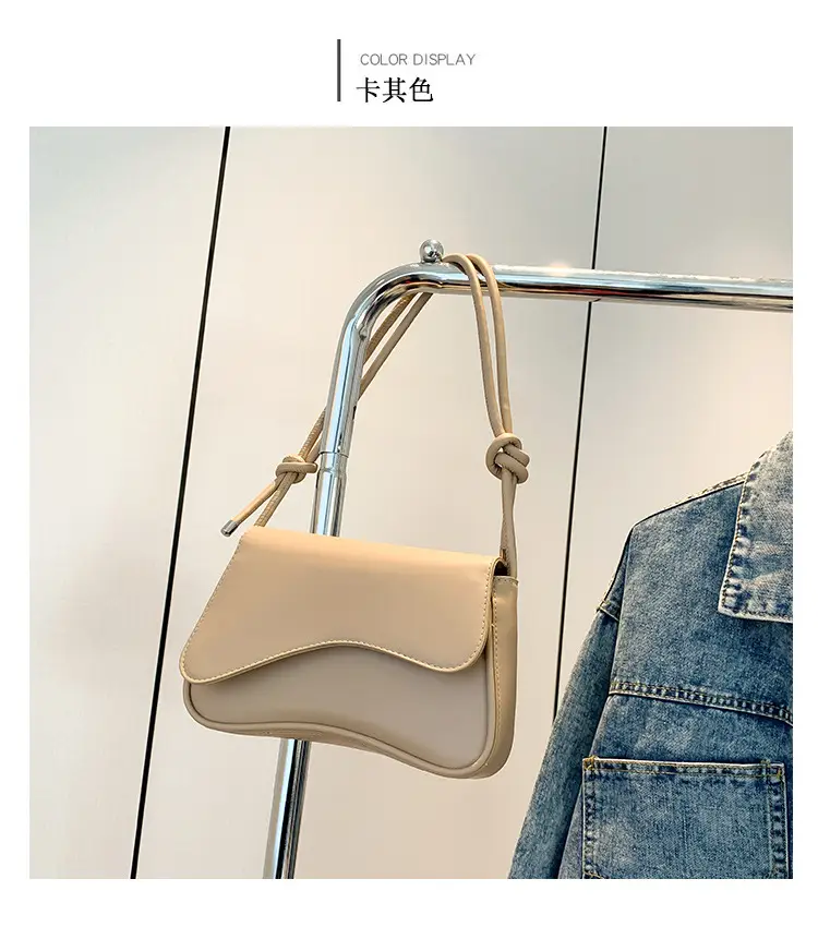 Black Square Flip Shoulder Bag for Women — feature 14