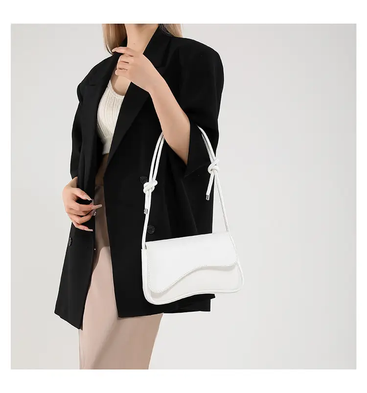 Black Square Flip Shoulder Bag for Women — feature 15