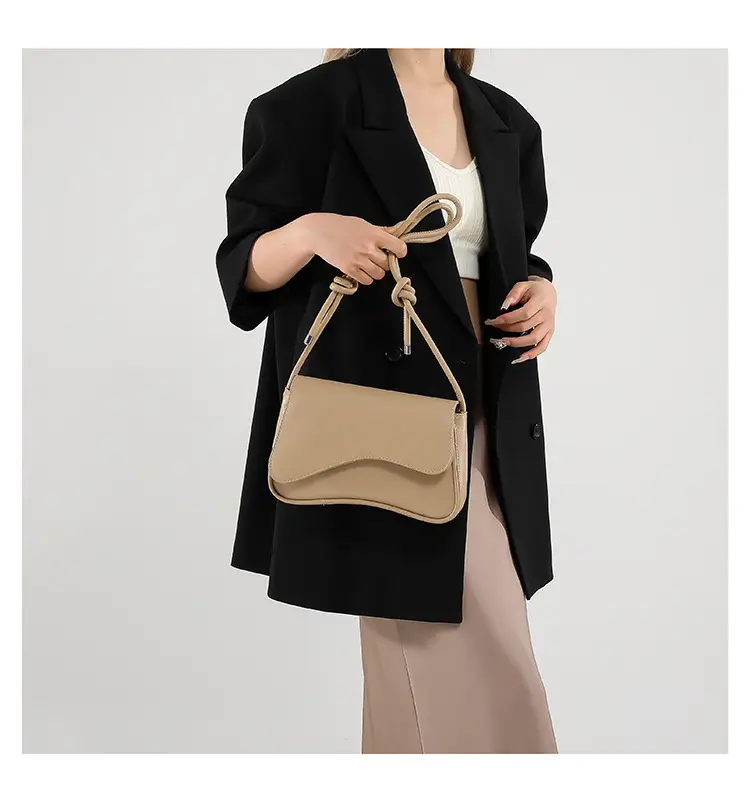 Black Square Flip Shoulder Bag for Women — feature 17