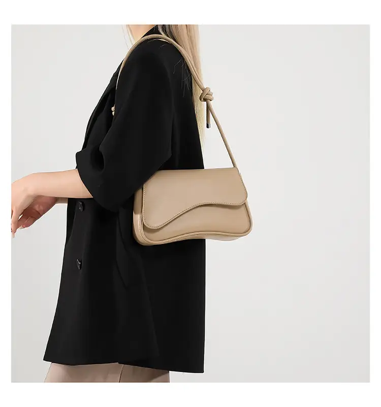 Black Square Flip Shoulder Bag for Women — feature 18
