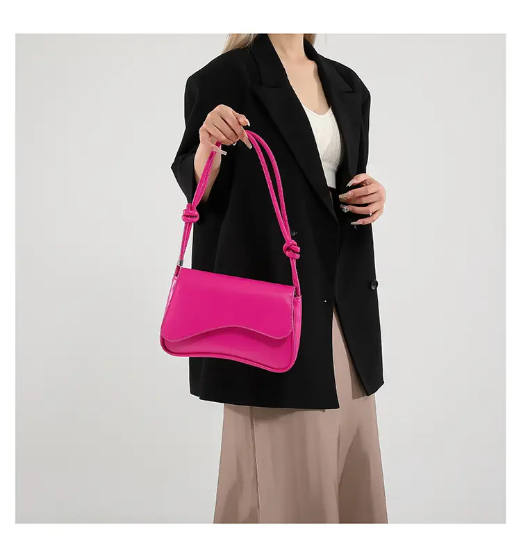 Black Square Flip Shoulder Bag for Women — feature 19