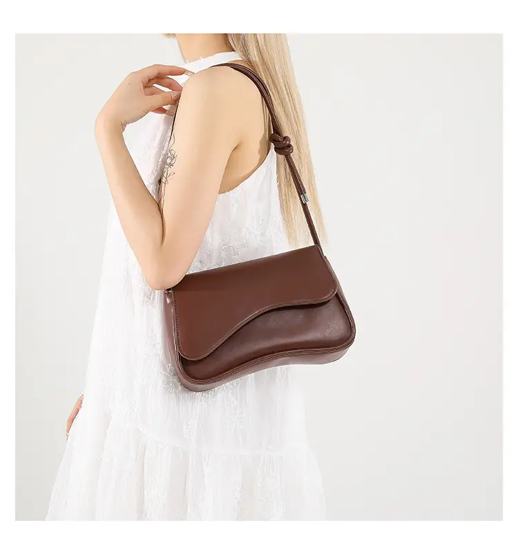 Black Square Flip Shoulder Bag for Women — feature 23