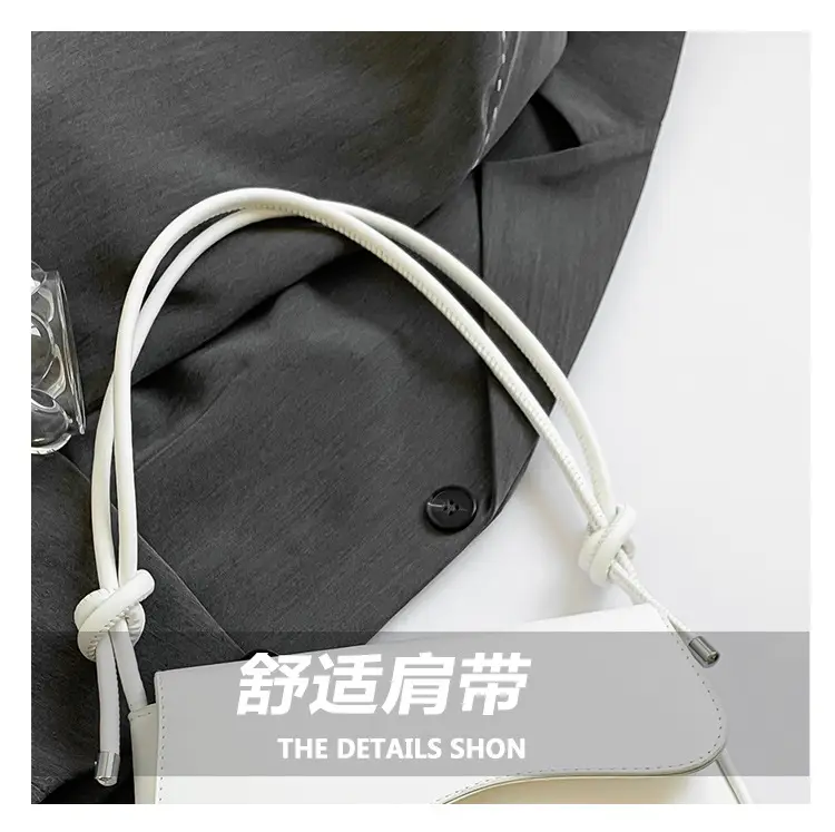 Black Square Flip Shoulder Bag for Women — feature 4