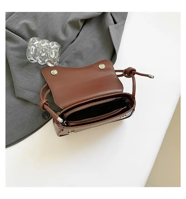 Black Square Flip Shoulder Bag for Women — feature 44